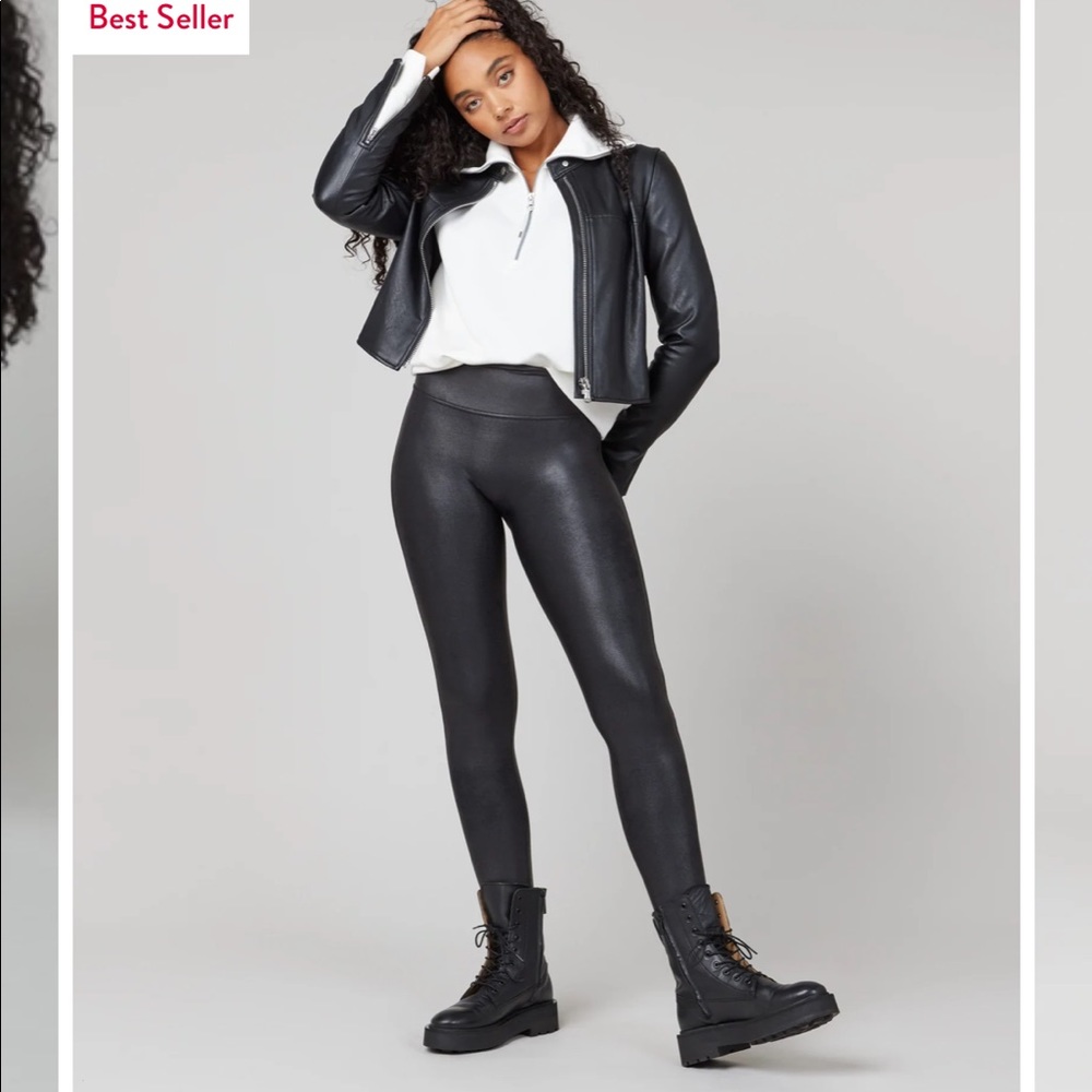 Spanx Faux Leather Leggings